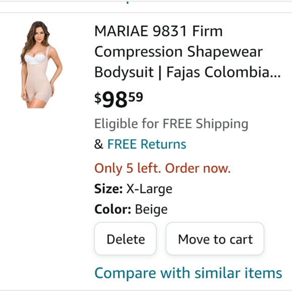 MariaE Fajas 9832 Compression Shapewear - Picture 5 of 5